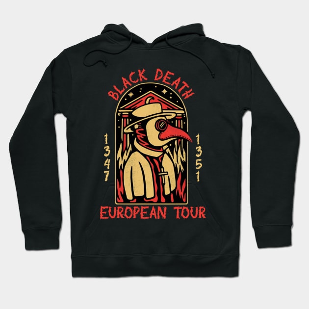 Black death t-shirt Hoodie by Andre design